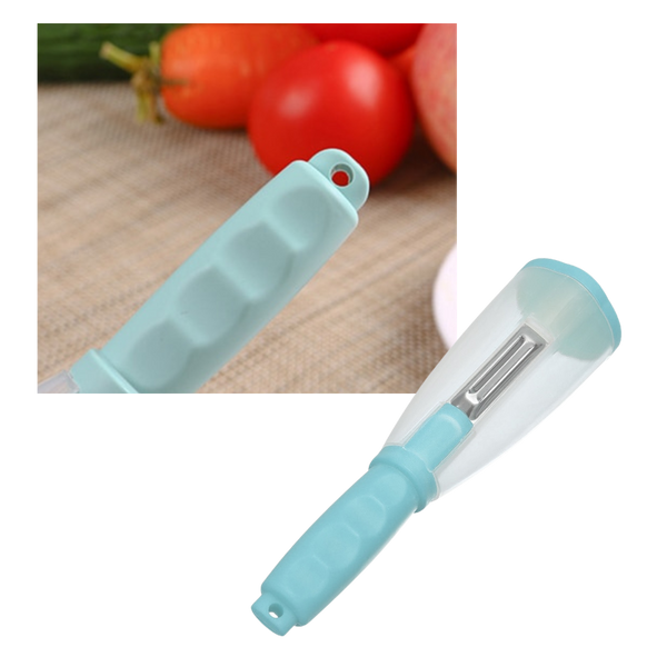 Premium Fruit And Vegetable Peeler With Built In Catcher
