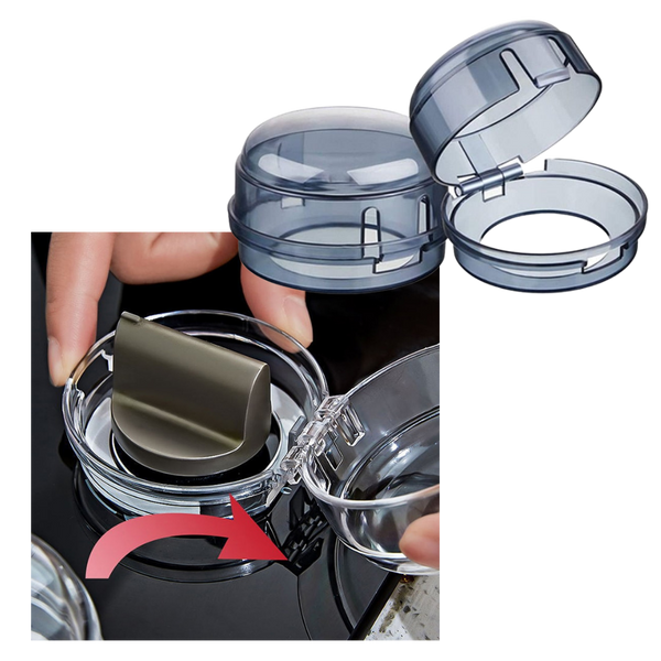 Universal Kitchen Stove Knob Protectors For Child Safety Durable Easy Fit