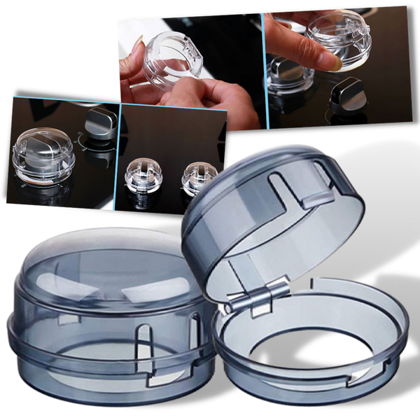 Universal Kitchen Stove Knob Protectors For Child Safety Durable Easy Fit