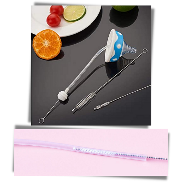 Premium Stainless Steel Straw Cleaner Brush Kit for Thorough Cleaning