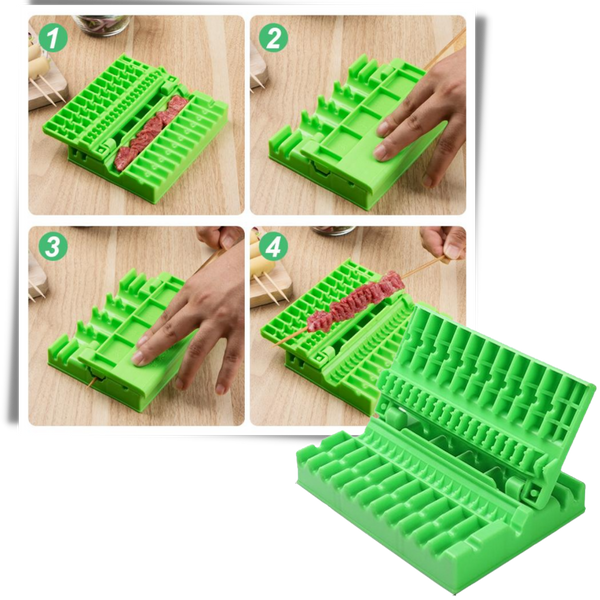 Premium Kebab And Skewer Maker For Barbecue Easy To Use Food Grade Quality