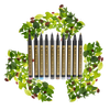 Metallic Colour Markers 10 Pack For Surfaces With Long Lasting Ink