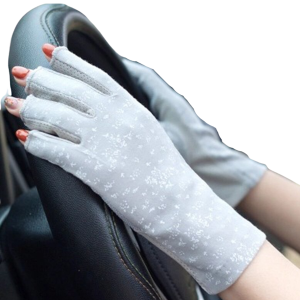 Sun Shield Cotton Gloves With UV Protection For All Day Comfort