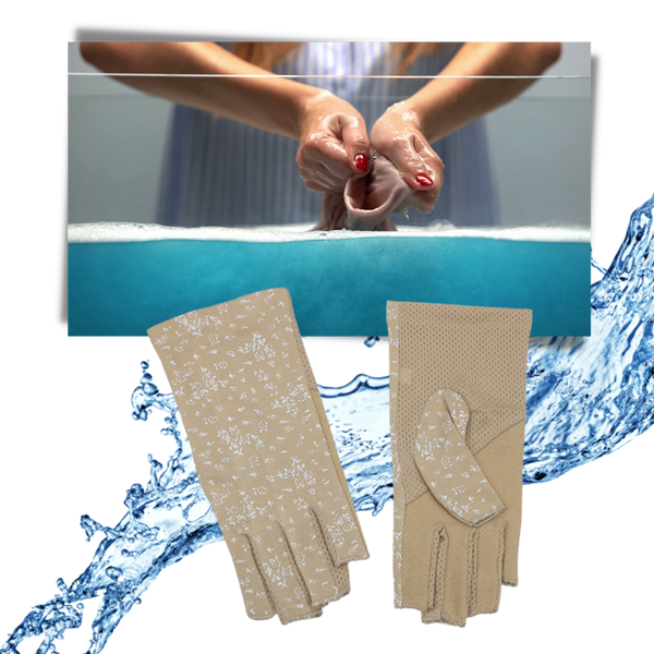 Sun Shield Cotton Gloves With UV Protection For All Day Comfort