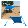 Lightweight Beach Shade Canopy for Easy Sun Protection and Breeze