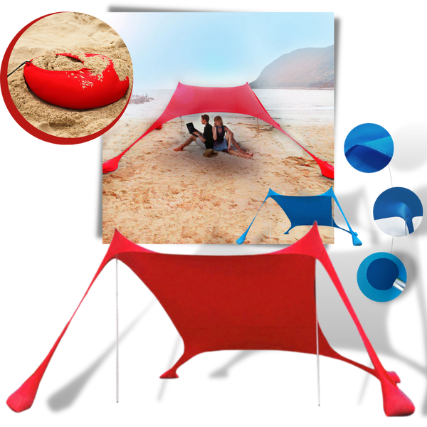 Lightweight Beach Shade Canopy for Easy Sun Protection and Breeze