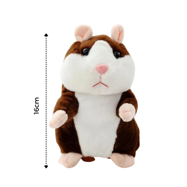 Premium Plush Talking Hamster Educational Toy Repeats Your Words