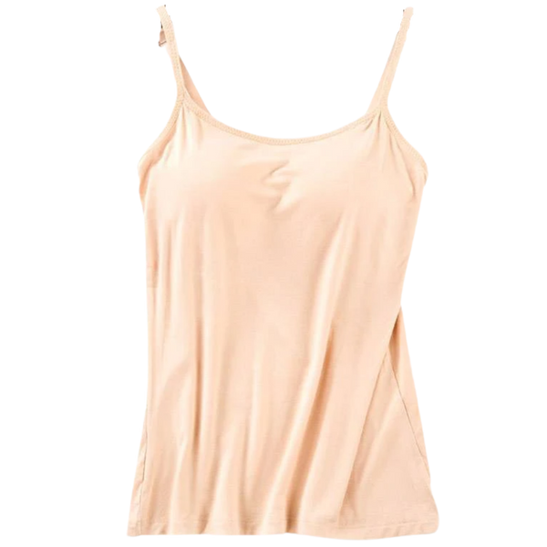 Premium Soft Stretch Camisole With Built In Bra For All Day Comfort