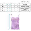 Premium Soft Stretch Camisole With Built In Bra For All Day Comfort