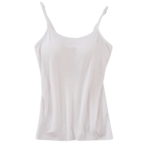 Premium Soft Stretch Camisole With Built In Bra For All Day Comfort