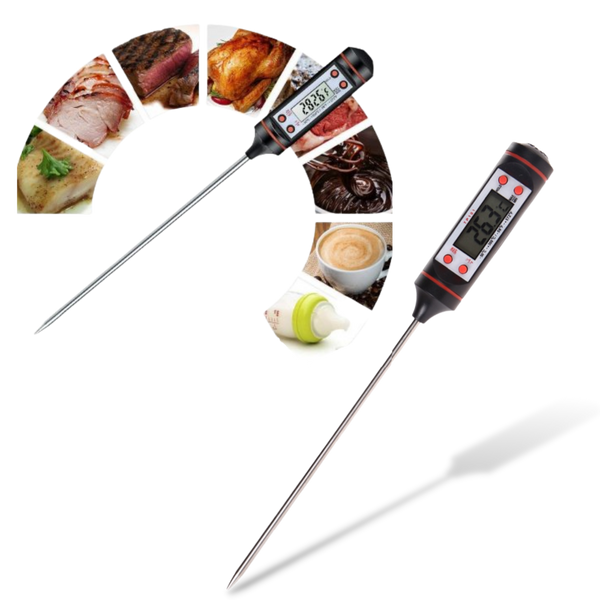Digital Cooking Probe Thermometer For Precise Doneness Every Time