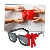 Pixel Style Sunglasses With UV Protection For All Day Comfort