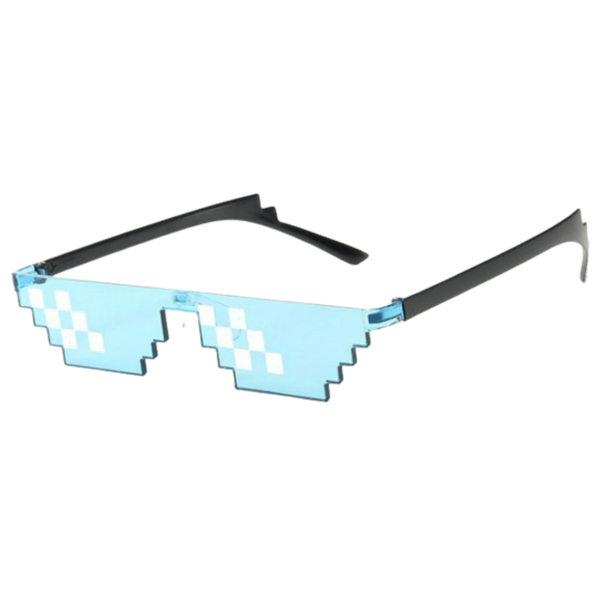 Pixel Style Sunglasses With UV Protection For All Day Comfort