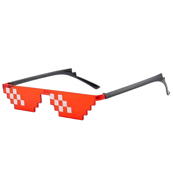 Pixel Style Sunglasses With UV Protection For All Day Comfort