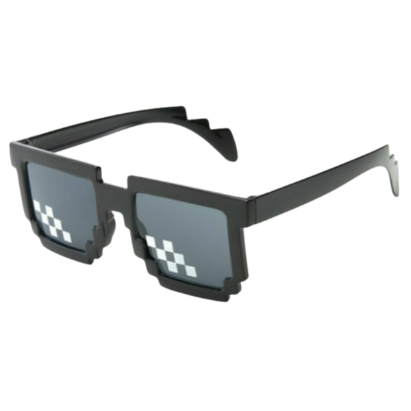 Pixel Style Sunglasses With UV Protection For All Day Comfort