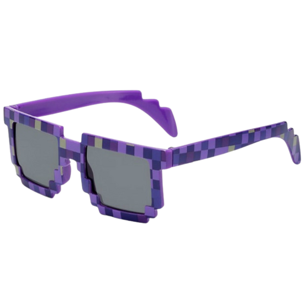 Pixel Style Sunglasses With UV Protection For All Day Comfort