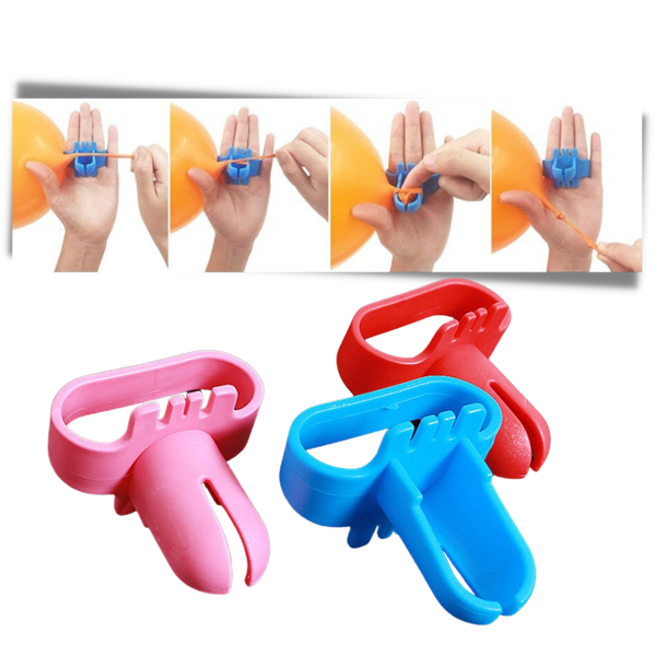 Balloon Knot Tool For Easy Safe Knotting And Finger Protection