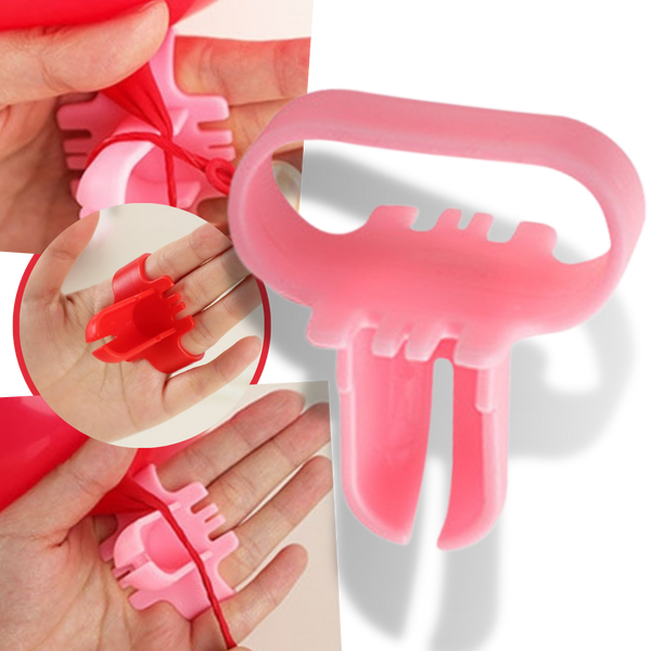 Balloon Knot Tool For Easy Safe Knotting And Finger Protection
