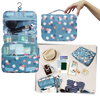 Premium Travel Makeup Organizer Waterproof Easy Access Hanging Design