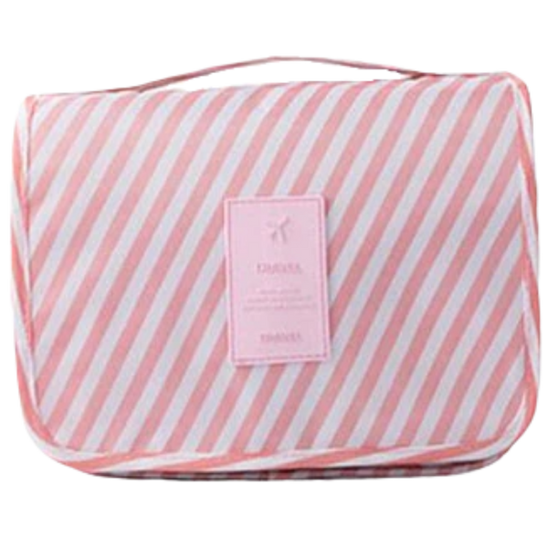 Premium Travel Makeup Organizer Waterproof Easy Access Hanging Design