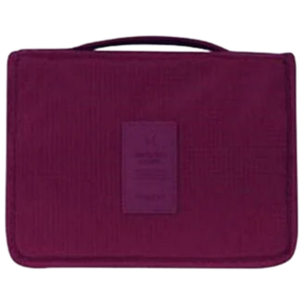 Premium Travel Makeup Organizer Waterproof Easy Access Hanging Design
