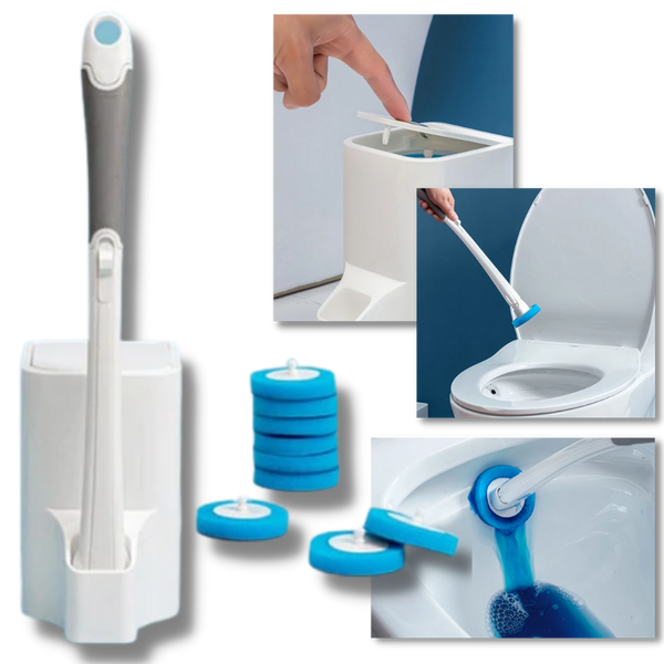 Premium Disposable Toilet Brush With Ergonomic Grip For Odor Control