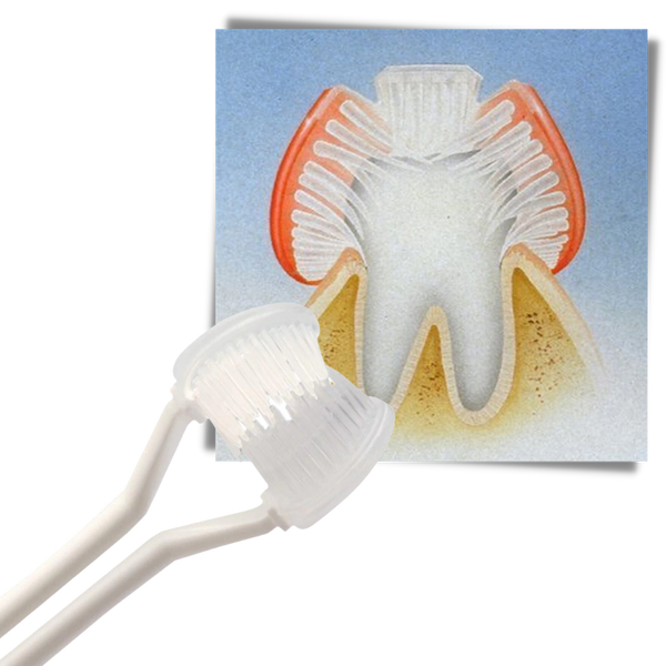 Multi Sided Toothbrush For All Ages Delivers Efficient Cleaning