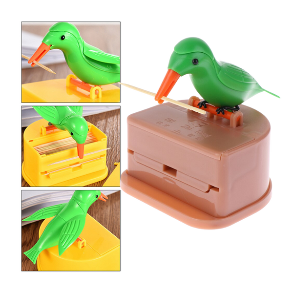 Bird Shaped Toothpick Dispenser For Hygienic Easy Access