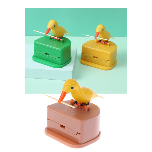 Bird Shaped Toothpick Dispenser For Hygienic Easy Access