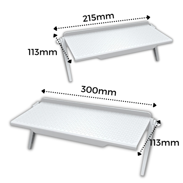 All in One Screen Shelf Desk for Space Saving and Organization