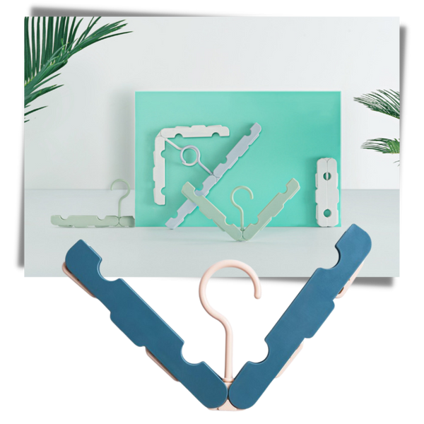 Foldable Travel Clothes Hanger Set For Seamless Packing And Organization