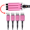 Tri-Barrel Ceramic Curling Iron for Silky Lasting Waves
