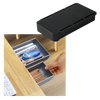 Transparent Desk Drawer Organizer With Adhesive Mount For A Tidy Workspace