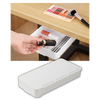 Transparent Desk Drawer Organizer With Adhesive Mount For A Tidy Workspace