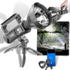 Rechargeable LED Flashlight With Tripod Stand Delivers Superior Brightness