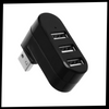 Rotating USB Hub With Three Ports For Simultaneous Charging