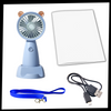 Portable USB Fan With Phone Stand And Long Battery Life
