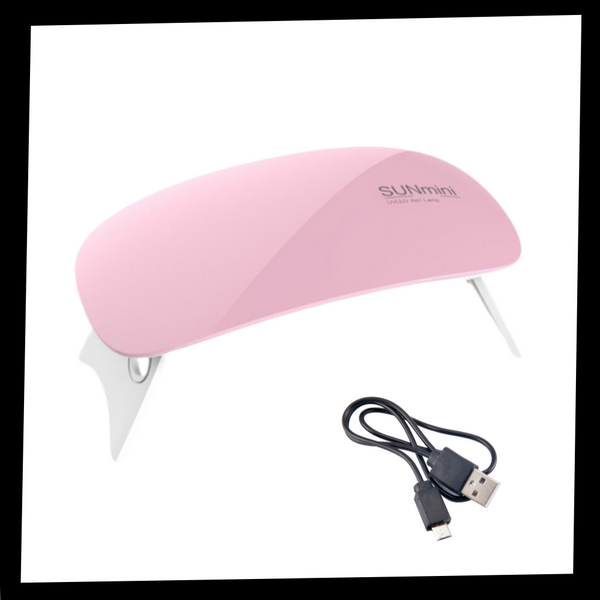 Foldable USB Gel Nail Dryer Lamp for Fast Curing Under a Minute