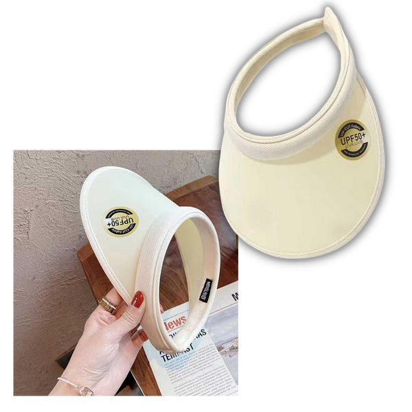 Sun Shield Visor Cap With Lightweight Comfort And Adjustable Fit