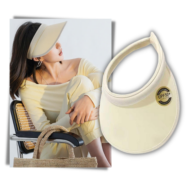 Sun Shield Visor Cap With Lightweight Comfort And Adjustable Fit