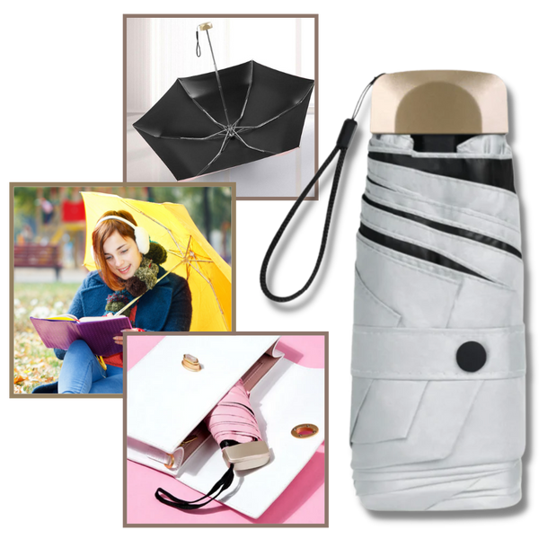 Compact UV Shield Pocket Umbrella For All Weather Protection