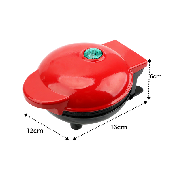 Compact Mini Waffle Maker For Quick Perfect Waffles Every Time