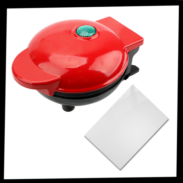 Compact Mini Waffle Maker For Quick Perfect Waffles Every Time