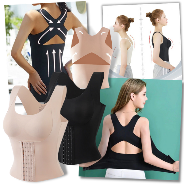 Posture Correcting All In One Bra And Girdle For Comfort