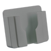 Wall Mounted Phone Holder With Adhesive Mount For Hands Free Viewing