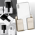 Wall Mounted Phone Holder With Adhesive Mount For Hands Free Viewing