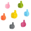 Silicone Thumb Wall Hooks Pack For Cable Management And Glasses