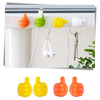 Silicone Thumb Wall Hooks Pack For Cable Management And Glasses