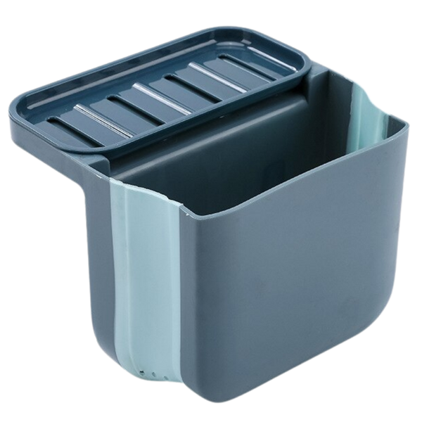 Foldable Sink Waste Filter and Sponge Holder for Clog-Free Kitchen