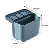 Foldable Sink Waste Filter and Sponge Holder for Clog-Free Kitchen